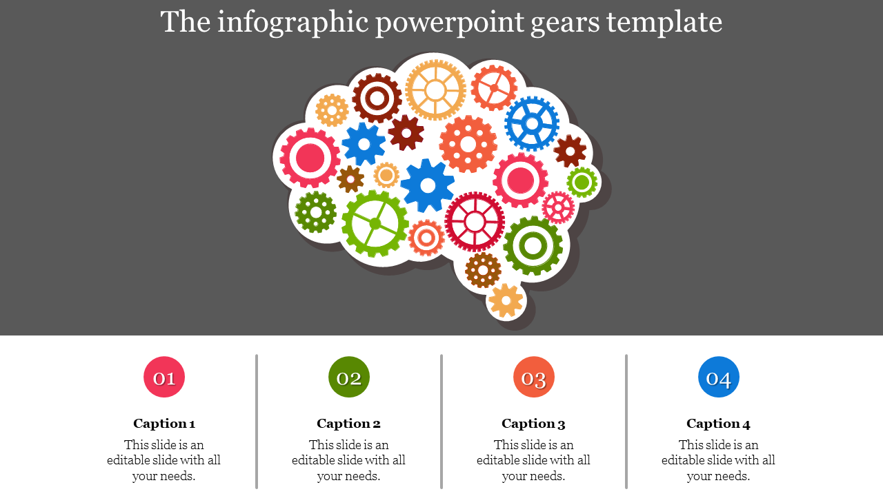 powerpoint gears template-The infographic powerpoint gears template